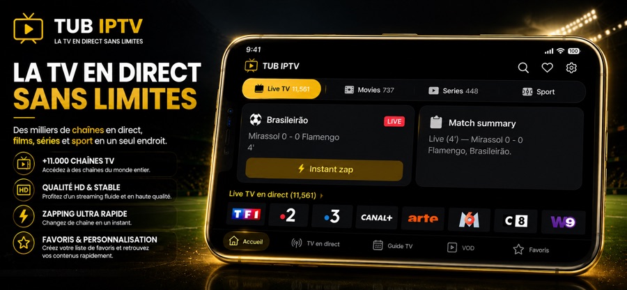 TUB IPTV — live sport results